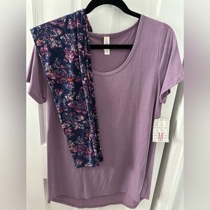 Lularoe M Classic T and OS leggings